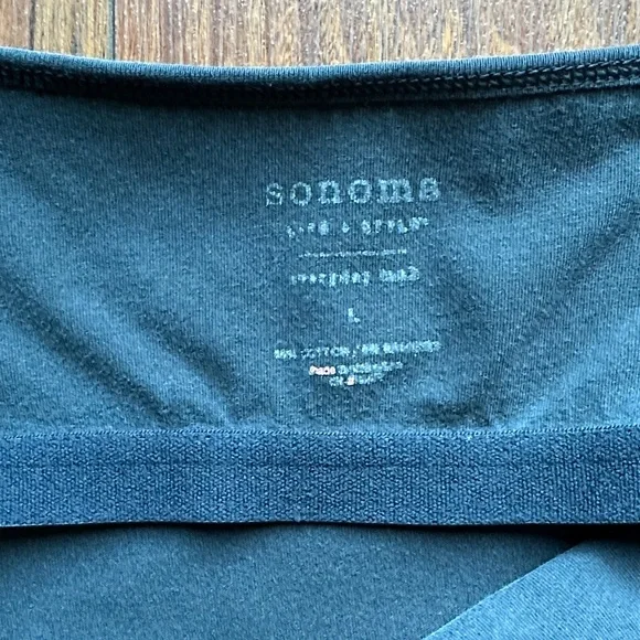 💐💐EUC Sonoma Women's Black Spaghetti Strap Camisole Top💐💐 - Picture 9 of 11